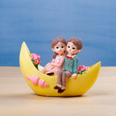 Romance in River Couple Showpiece